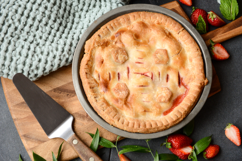 Tarte fraises rhubarbe Antan Constantin Tarte fraises rhubarbe Antan Constantin